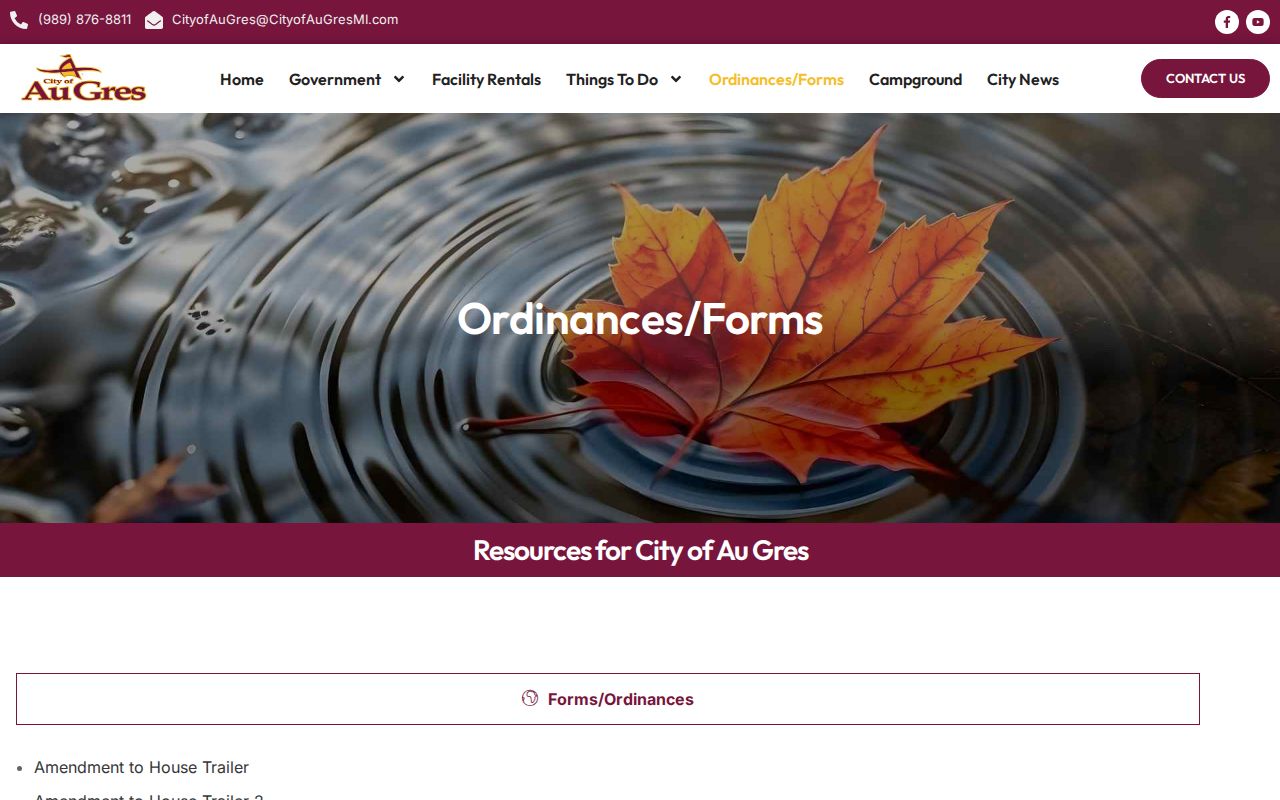 Arenac County Au Gres court docket ordinances and forms source